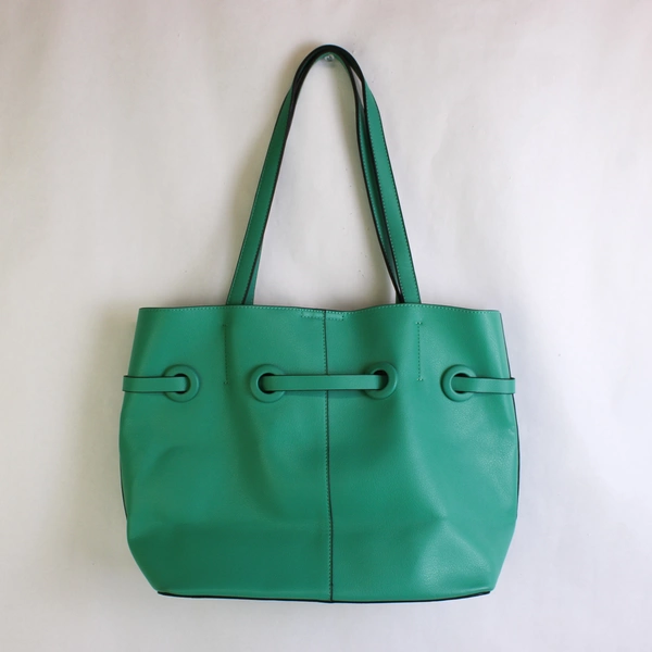 Sea Green Faux Leather Shoulder Bag Purse