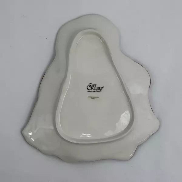 Fitz and Floyd Gift Gallery Plaid Christmas Mrs. Clause Plate