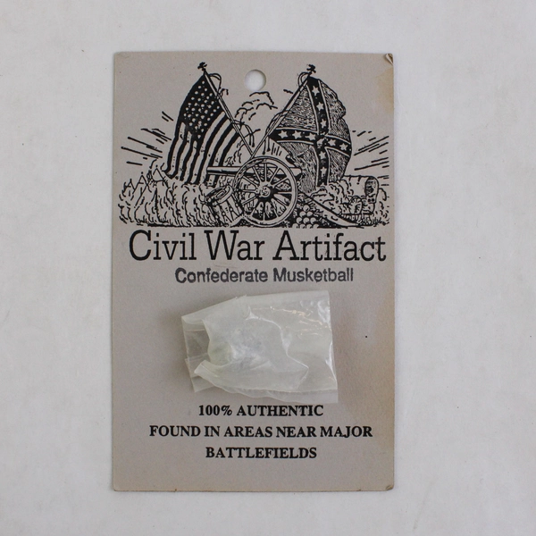 Confederate Musketball Collectible Antique Civil War Artifact