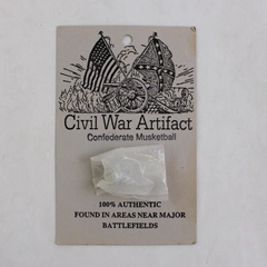 Confederate Musketball Collectible Antique Civil War Artifact
