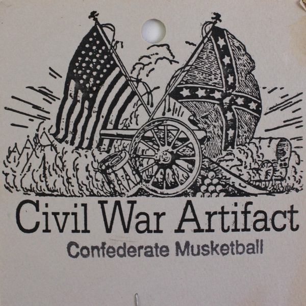 Confederate Musketball Collectible Antique Civil War Artifact