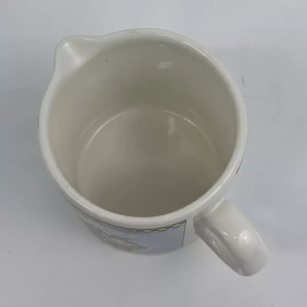  2001 Sakura Debbie Mumm Woodland Santa Creamer Cup Mug