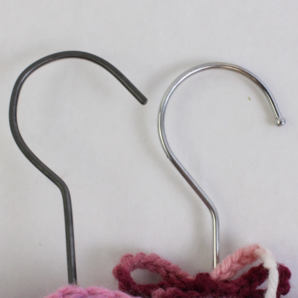 Lot of 5 Hand-Crocheted Clothes Hangers Various Colors