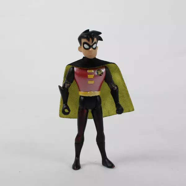 Batman & Robin DC Lot of 4 Loose 4" Action Figures and Batmobile Toys