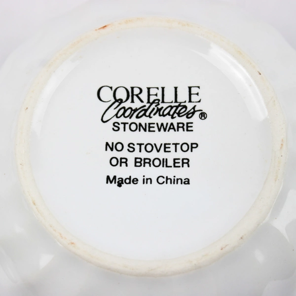 Set Of 2 Corning Callaway Holiday (Corelle) Pattern Sugar & Cream Set (W/ Lid)