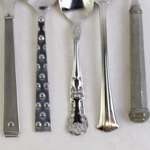 Lot of 11 Gorham Mismatched Flatware Stainless Steel Spoons Various Types