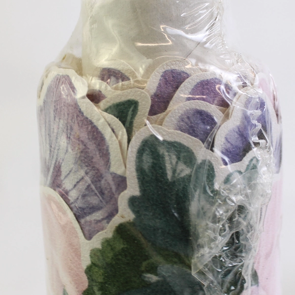 Set of Two 5 Yard Rolls International Wallpaper Border Pink Green Floral