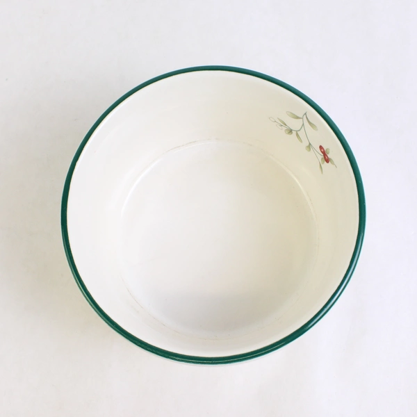 Pfaltzgraff Winterberry Pattern Ceramic Ramekin Dish 2.75" Tall 4.5" Diameter