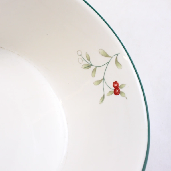 Pfaltzgraff Winterberry Pattern Ceramic Ramekin Dish 2.75" Tall 4.5" Diameter