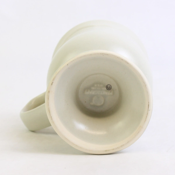 Pfaltzgraff Heirloom Pattern Pedestal Mug/Cup Ceramic Green 4.75" Tall