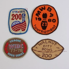 Vintage Lot 70's 80's Bowling Patches Walnut City McMinnville OR