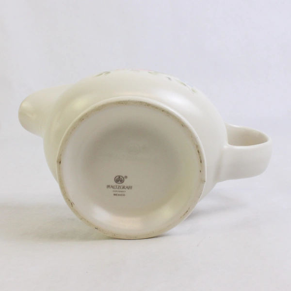 Pfaltzgraff Tea Rose Pattern Gravy Boat Ceramic 4.25" Tall