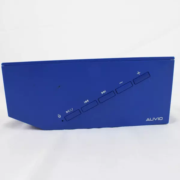 Auvio Bluetooth Home Speaker with Aux Input Portable Wireless Blue