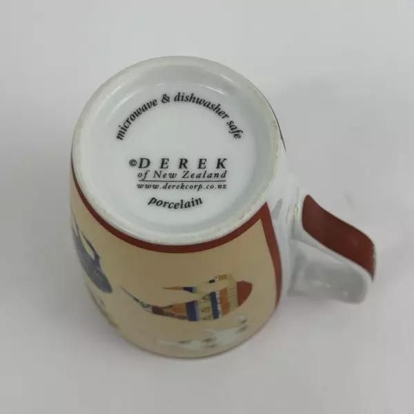 New Zealand Kiwi Bird Mug Cup By Derek Porcelain