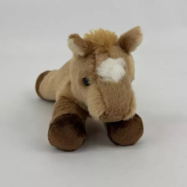 2023 Aurora World Mini Flopsie Pony Plush Toy 8in Tan Horse