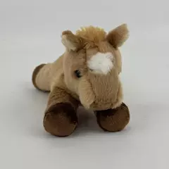 2023 Aurora World Mini Flopsie Pony Plush Toy 8in Tan Horse