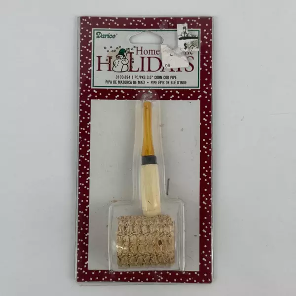 Pipe Darice Home For The Holidays Corn Cob Pipe Ornament 3.5”