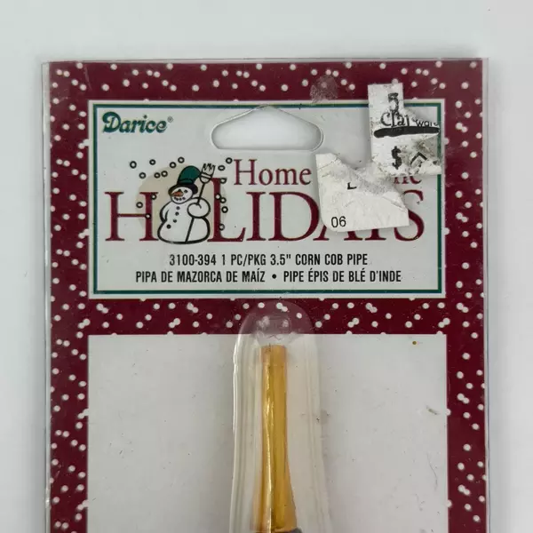 Pipe Darice Home For The Holidays Corn Cob Pipe Ornament 3.5”