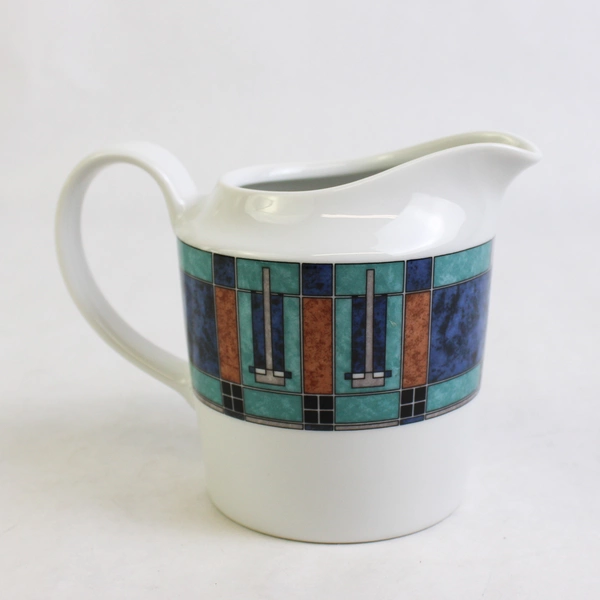 Pfaltzgraff Cityscape Porcelain Creamer 10 oz 4" Kitchenware Vintage Collectible