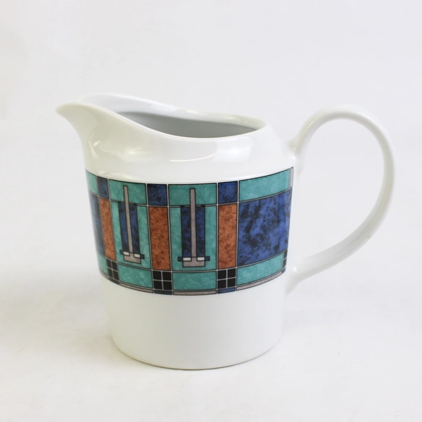 Pfaltzgraff Cityscape Porcelain Creamer 10 oz 4" Kitchenware Vintage Collectible