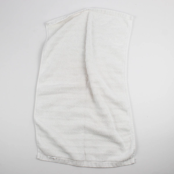 Lot of 5 Mainstays Terry Cotton Wash Cloth Hand Towel Ribbed White 16Wx26L