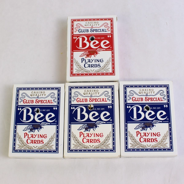 Lot of 4 Decks of Playing Cards Bee Club Special 2009