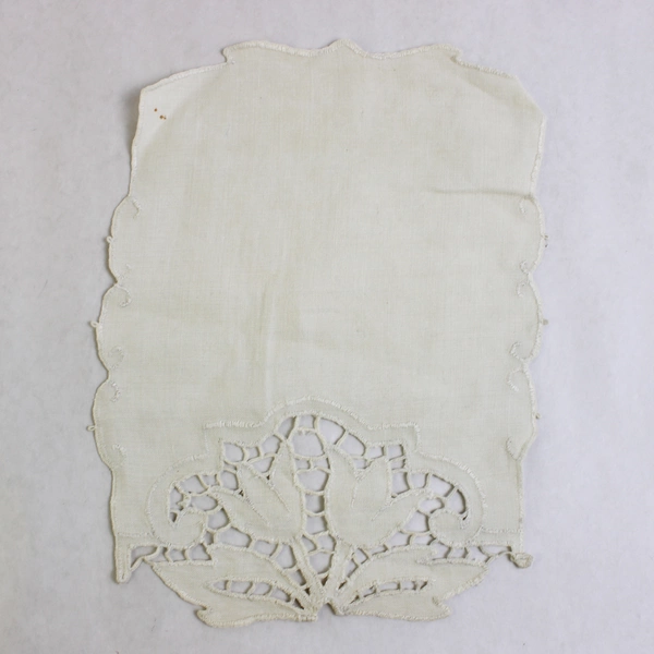 Lot of 3 Vintage Floral Cutwork Lace Doilies FLAWED