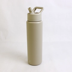 Simple Modern Water Bottle Summit 2.0 W/ Manual Straw 30 Oz Almond Birch Color