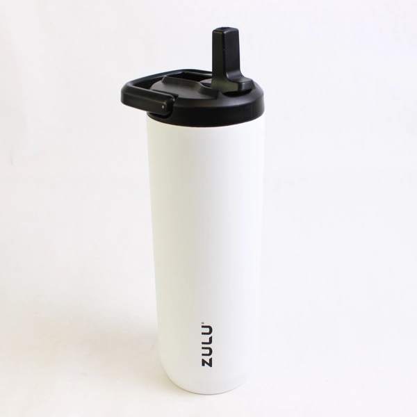 Set Of 6 Zulu 2 24oz Stainless Steel Water Bottles W/ 4 Lids