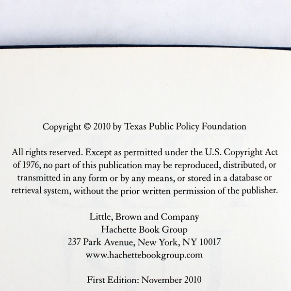 Fed Up! Our Fight to Save America by Rick Perry 2010 HC