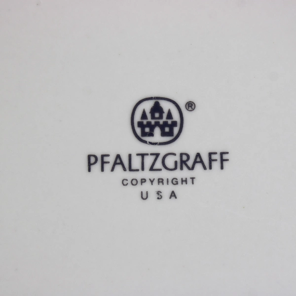 Pfaltzgraff Tea Rose Stoneware Pattern Oval Serving Platter 14.75" Long