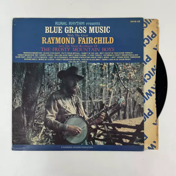 Raymond Fairchild Bluegrass Music Album Vinyl LP Rare Classic