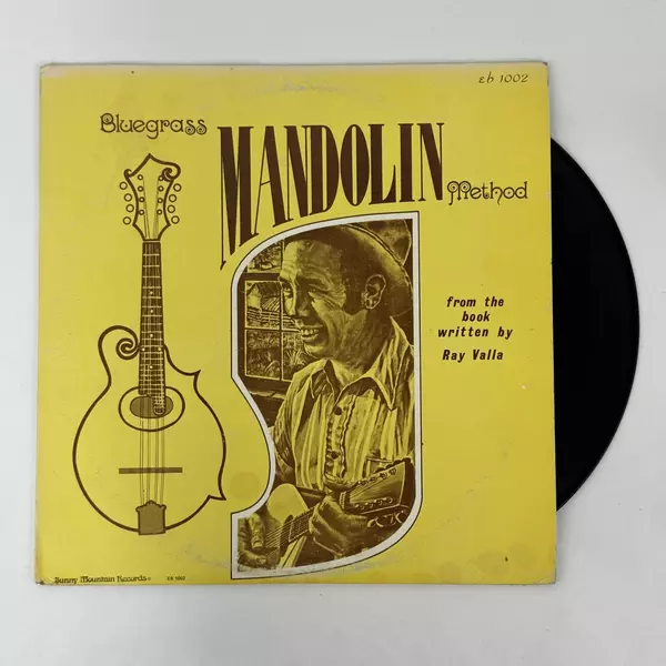 Bluegrass Mandolin Method Ray Valla Instructional LP Vinyl Vintage