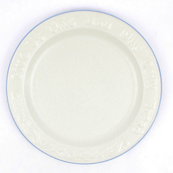 Pfaltzgraff "Give Us This Day Our Daily Bread" Ceramic Dinner Plate 10.5"