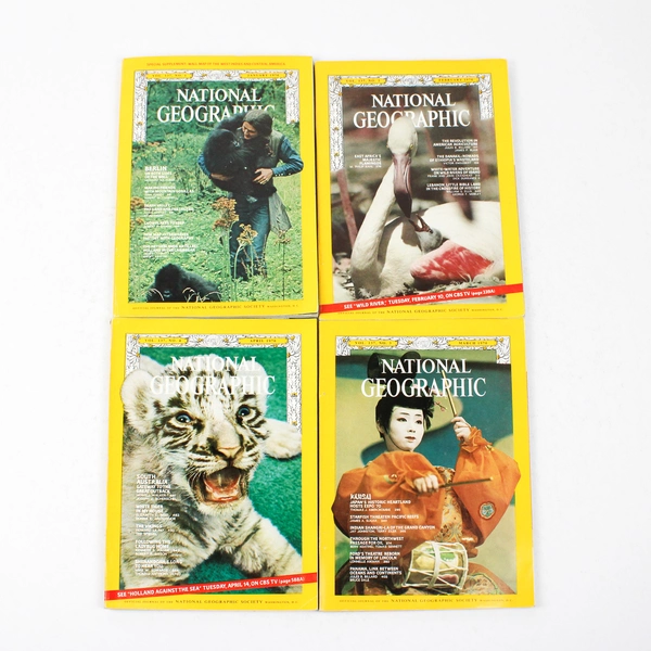 Vintage National Geographic Magazine 1970 Complete Missing One Map Insert