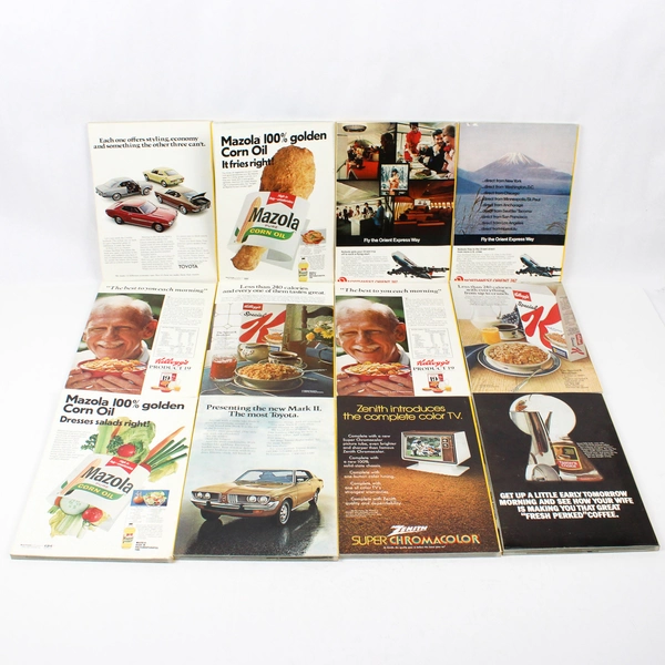 Vintage 1972 Complete National Geographic Magazine Set