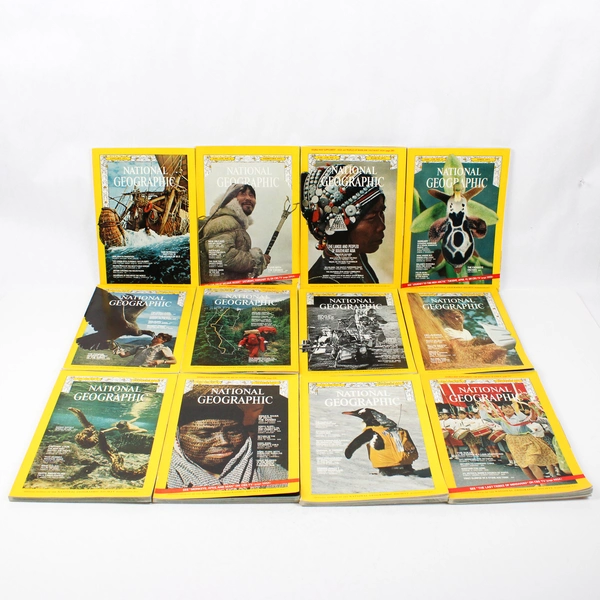 Vintage National Geographic Magazine 1971 Complete Missing One Map Insert