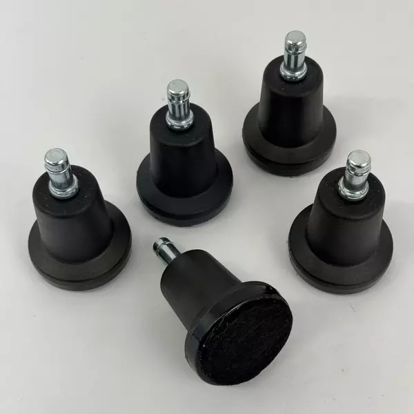 Set of 5 High Profile Bell Glides Floor Protectors Furniture Feet Caps