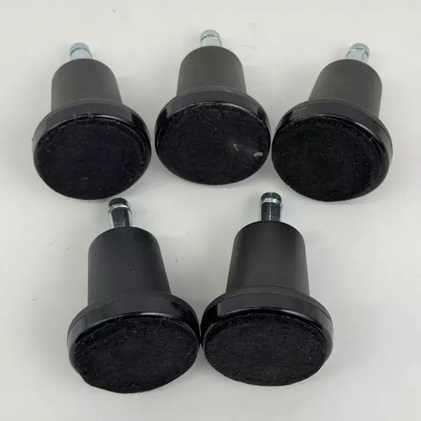 Set of 5 High Profile Bell Glides Floor Protectors Furniture Feet Caps