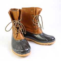 The Original Duck Boot Arianna Rain/Snow Boots Brown Women's US Size 7.5M