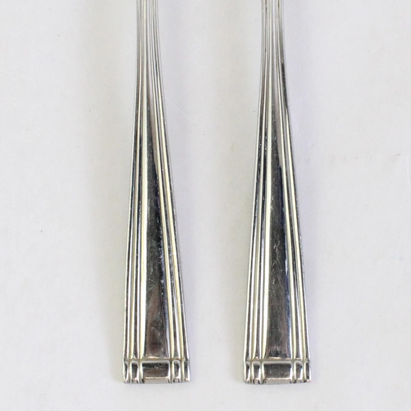 Set of 2 Reed & Barton Woodlawn West End Stainless Steel Dinner Forks