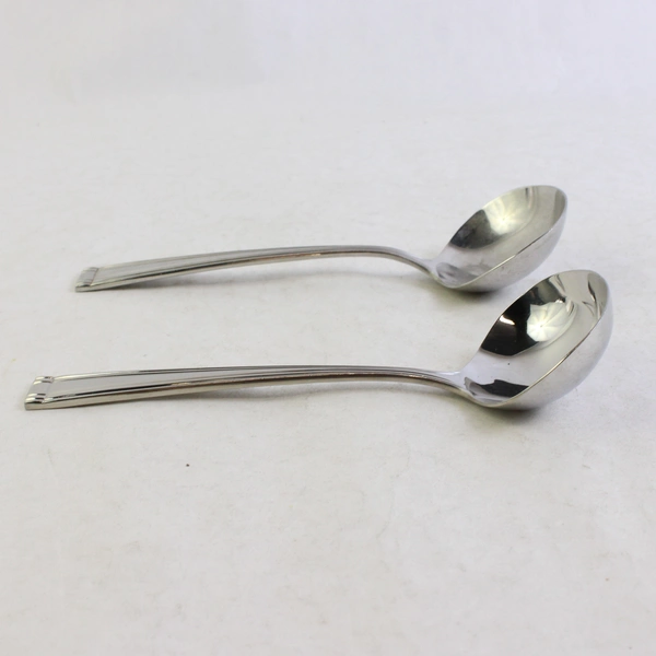 Set of 2 Reed & Barton Woodlawn West End Stainless Steel Gravy Ladles
