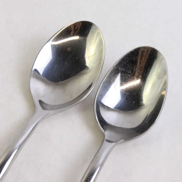 Set of 2 Cambridge Squiggle Stainless Steel Soup Spoons