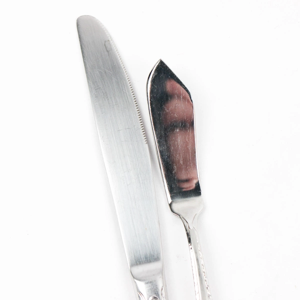 Lot Of 4 Hampton Silversmiths Rachelle-Frost (Stainless) 4 Dinner 1 Butter Knife