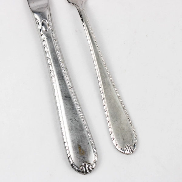 Lot Of 4 Hampton Silversmiths Rachelle-Frost (Stainless) 4 Dinner 1 Butter Knife