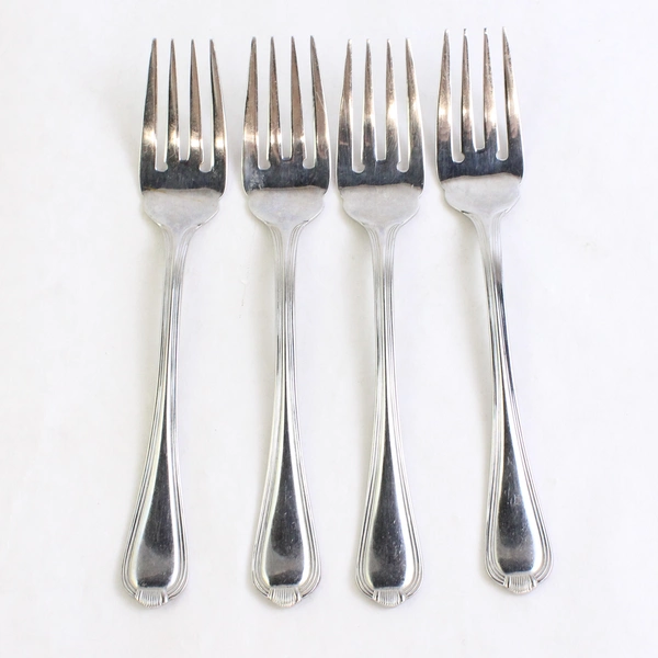 Set of 4 Pfaltzgraff Addison Stainless Steel Salad Forks