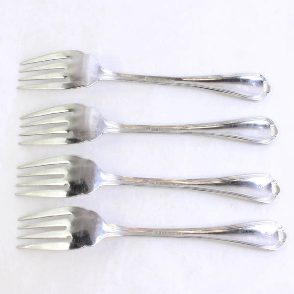Set of 4 Pfaltzgraff Addison Stainless Steel Salad Forks