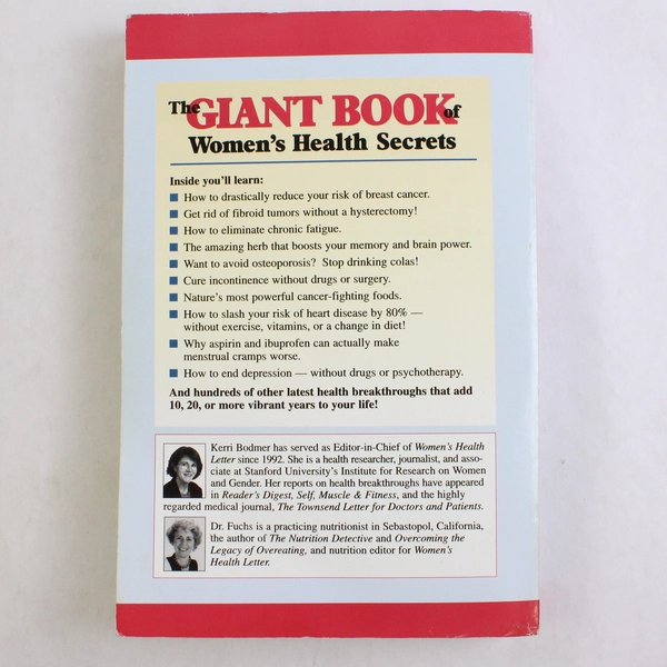 The Giant Book of Women's Health Secrets by Nan K Fuchs Kerri Bodmer 1998 PB