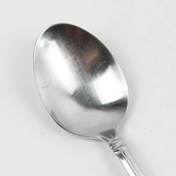 Lot Of 5 Pfaltzgraff Ellington (Stainless) Flatware Oval Soup Spoons