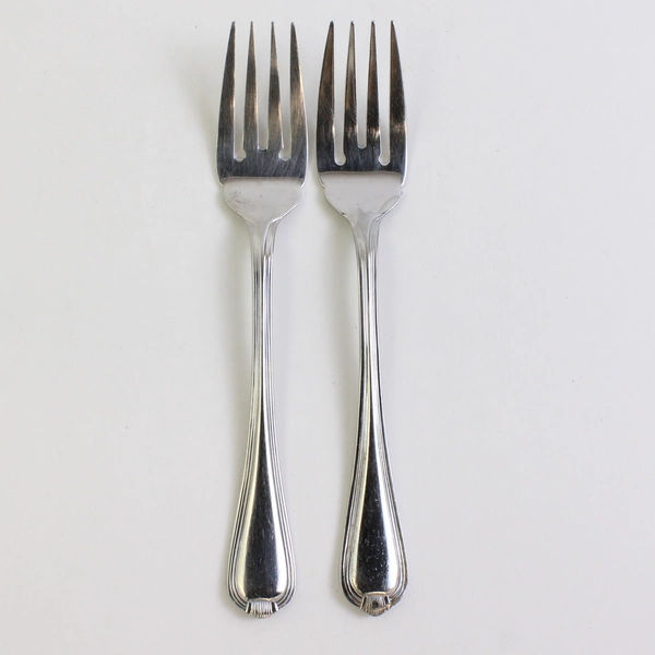 Set of 2 Pfaltzgraff Addison Stainless Steel Salad Forks